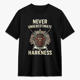 Harkness Dress Tartan Crest 2D T-shirt - Never Underestimate Style